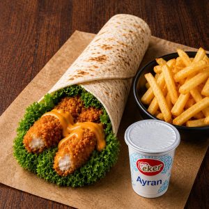 Soslu Çıtır Dürüm Menü